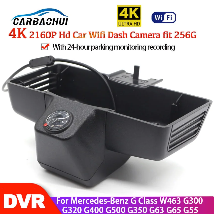 

New! 4K Car DVR Wifi Video Recorder Dash Cam Camera HD 2160P For Mercedes-Benz G Class W463 G300 G320 G400 G500 G350 G63 G65 G55