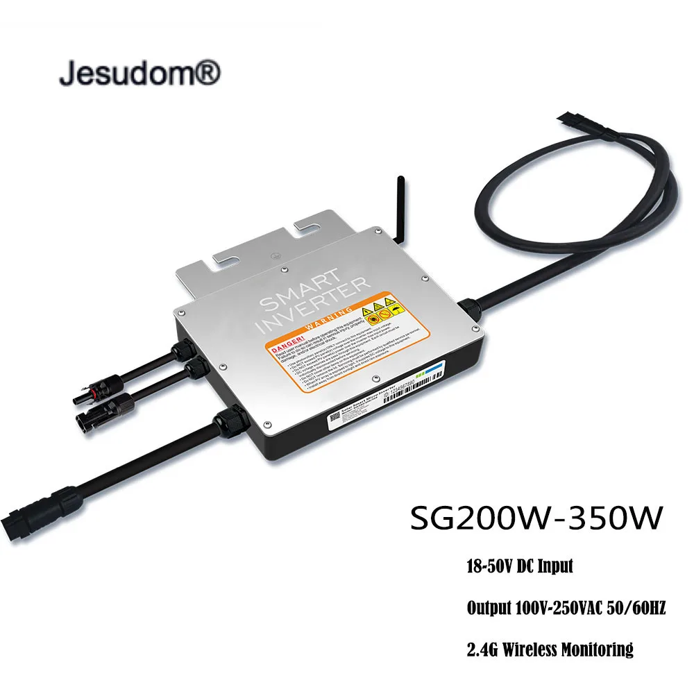 PV Smart Micro Inverter 200 Вт 250 300 350 вход 18 50VDC к 100V 240VAC MPPT сетка соединена с 2 4G коллектором
