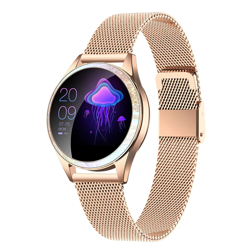 Женские Смарт часы KW20 браслет с пульсометром легкие водонепроницаемые смарт