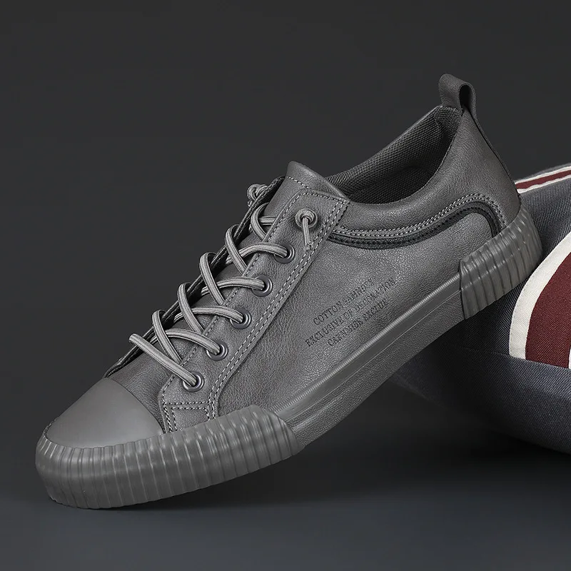 

Pop Men Leather Casual Shoes Spring Autumn Fashion Men Shoes Double Zipper Trend High Tops Flat Shoes Cool Loafers Moccasin