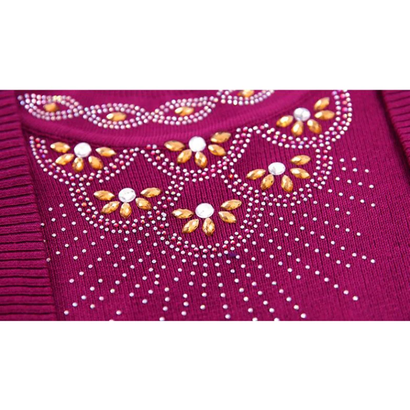 Женский свитер для среднего и пожилого возраста пуловер новинка 2020 весенний