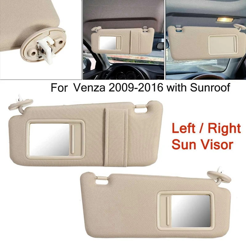 

Солнцезащитный козырек, крышка ветрового стекла с левой/правой стороны для Toyota Venza 2009-2016 74320-0T022-A1 74310-0T022-A1