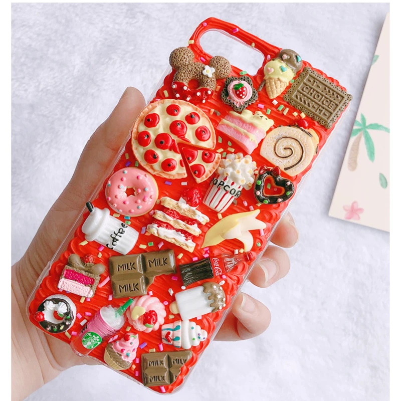Для iPhone11/12 pro max чехол 3D для телефона сделай сам ip 6s 7/8plus ручной работы кремово