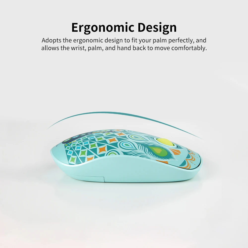 FD V8H 2 4G беспроводной немой разъем для мыши и игры тонкая мышь оптическое