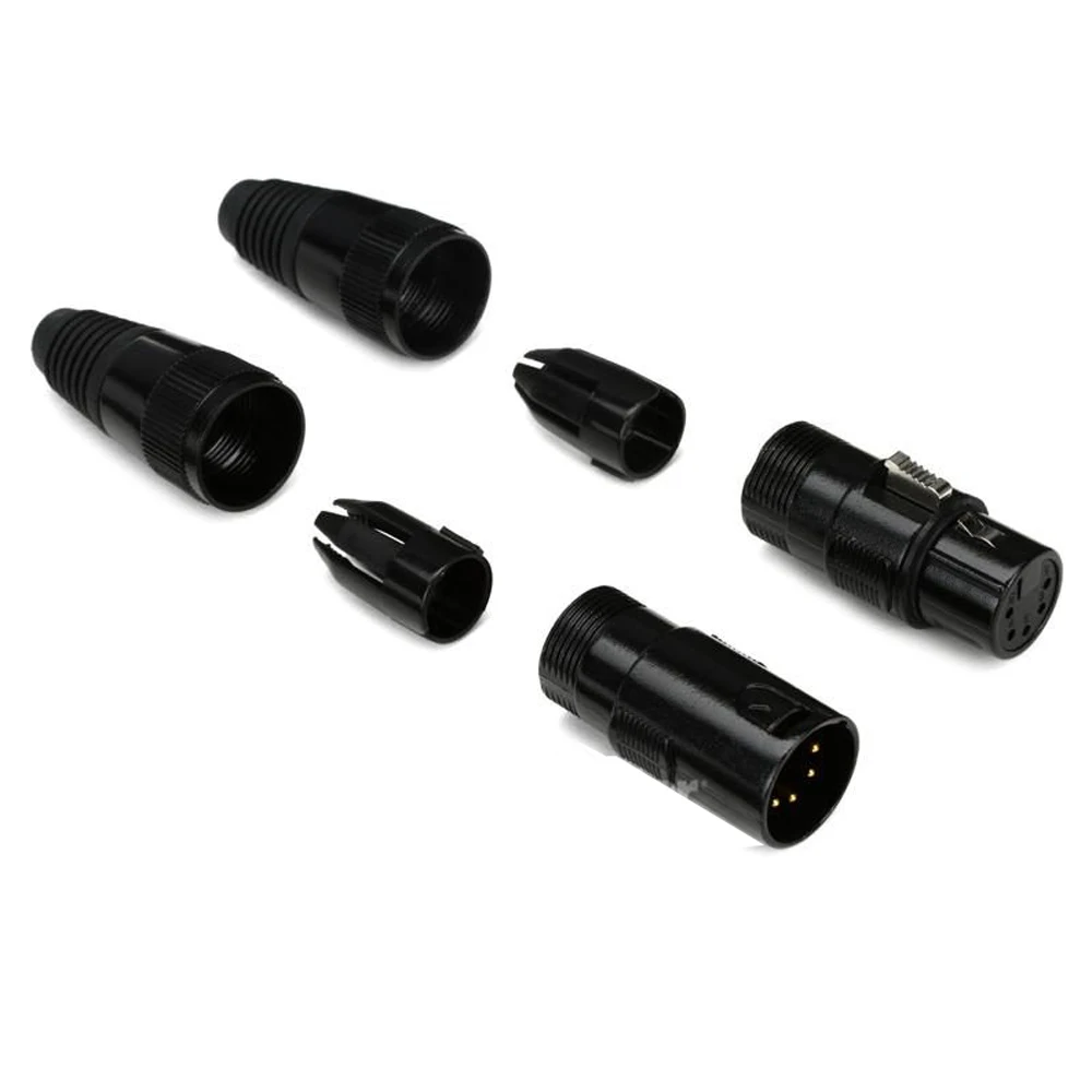 5pins XLR микрофон аудио кабель для подключения к сети 5Pin Мужской Женский Разъем Cannon