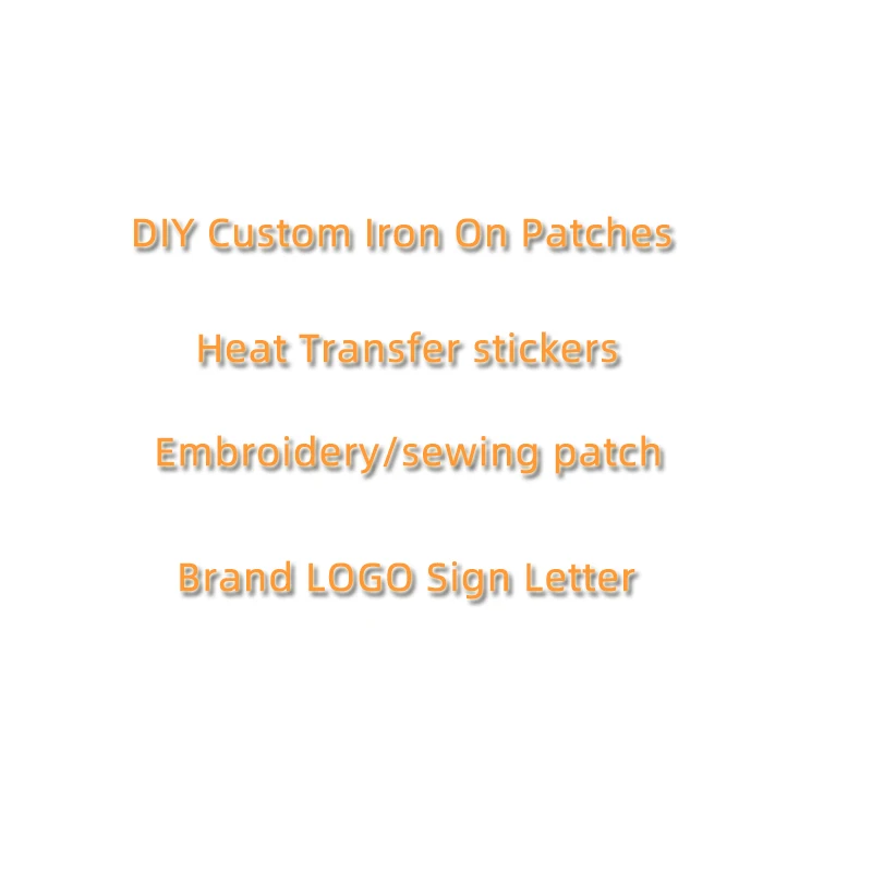 Фирменный логотип на заказ железные нашивки Переводные тепло виниловые наклейки
