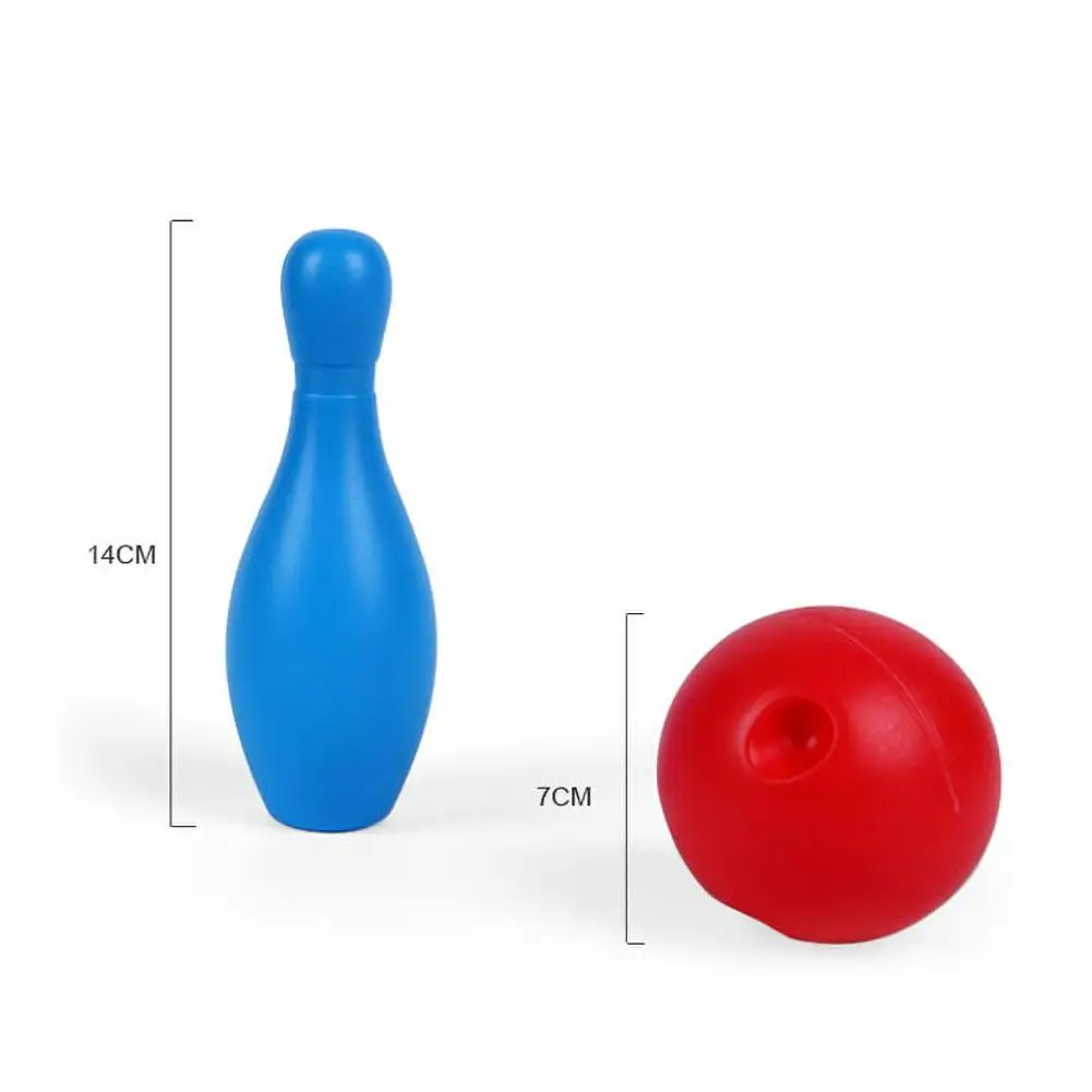 Bowling Balls Pins Set Fun Indoor Family Game Sports Educational Toy Kids Gift images - 6