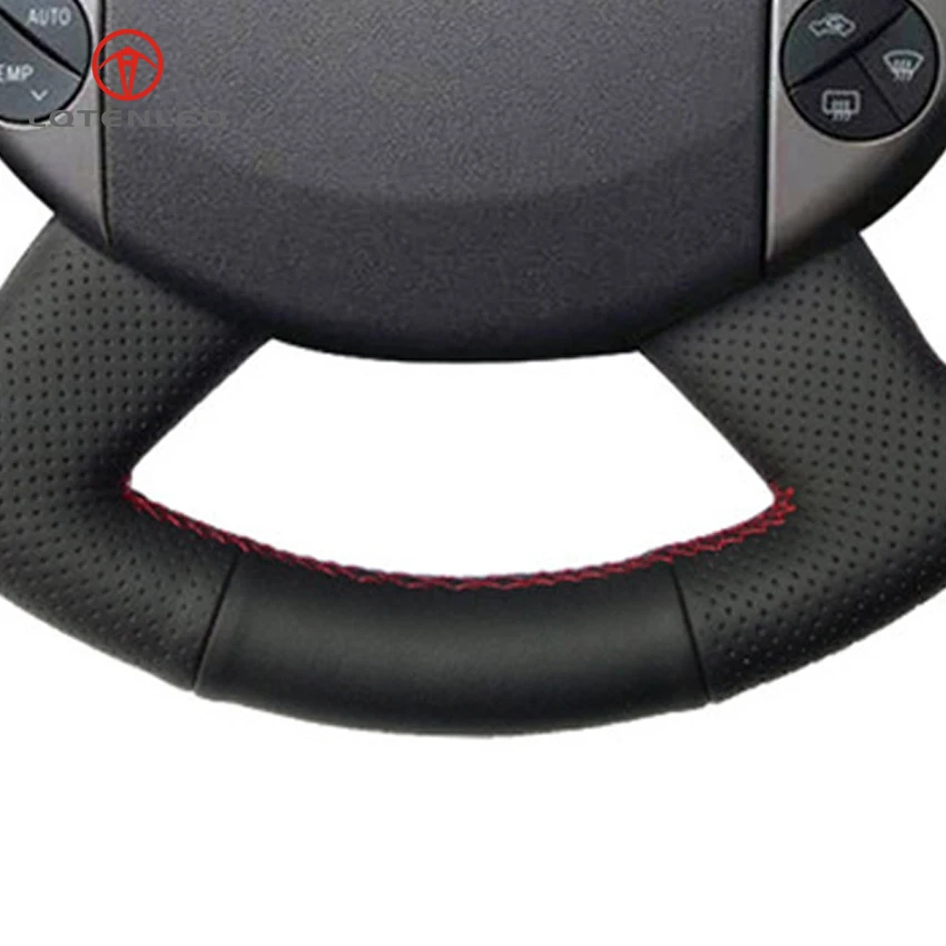 LQTENLEO черная натуральная кожа сделай сам ручная строчка для Toyota Prius 20(XW20) 2004 2009|car