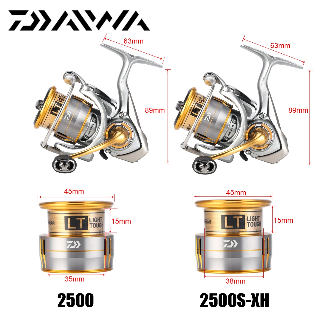 Спиннинговая катушка DAIWA FREAMS CS LT 1000S 2500 2500SXH 3000C 3000SCXH морская Рыбалка снасти | Спорт