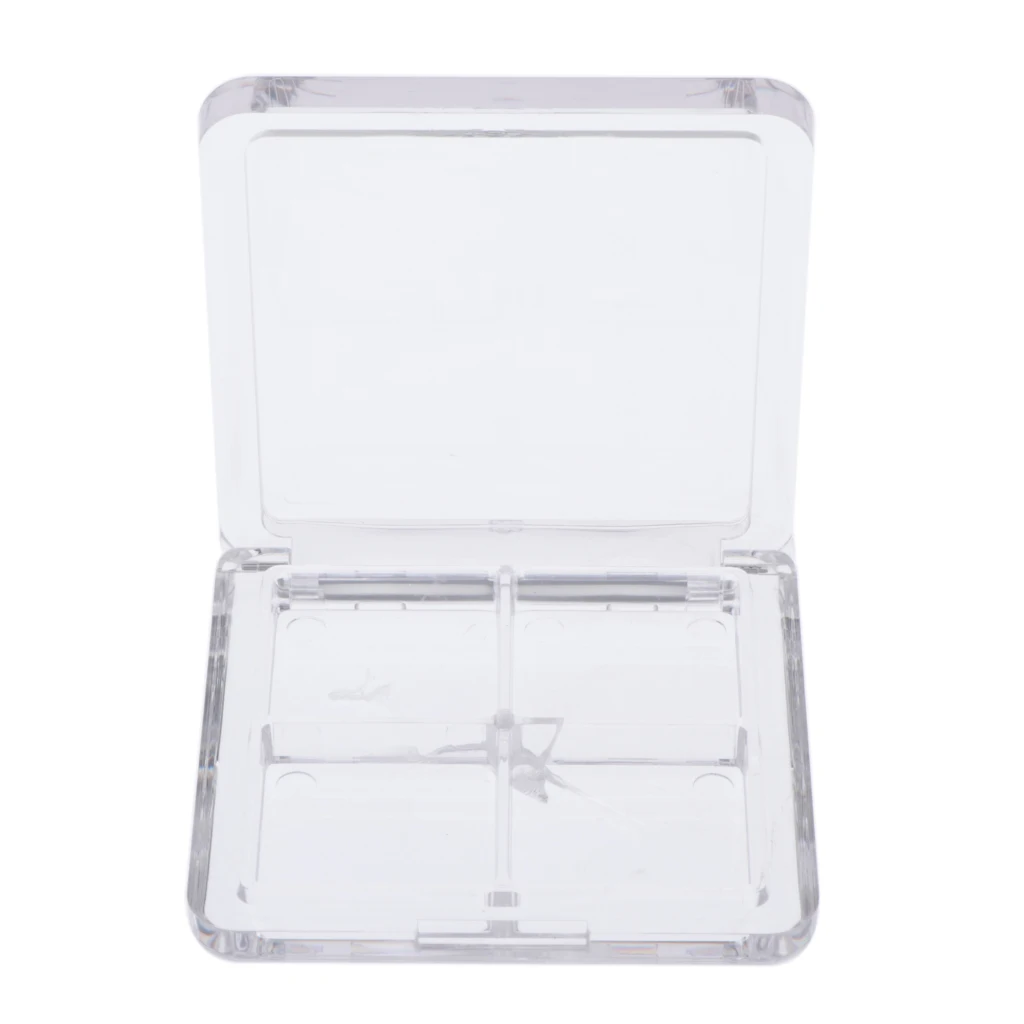 Пустая палитра для помады сделай сам прозрачный и Квадратный Контейнер макияжа с