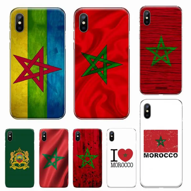 

Maroc Morocco Flag Phone Case For iphone 12 5 5s 5c se 6 6s 7 8 plus x xs xr 11 pro max mini