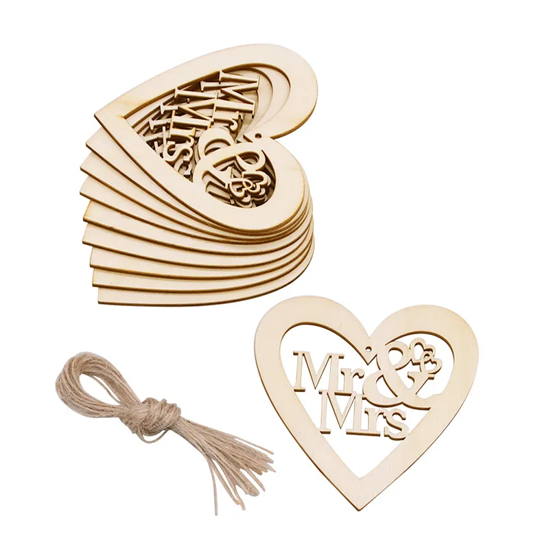 10 шт./компл. деревянное украшение сделай сам|Украшения своими руками для