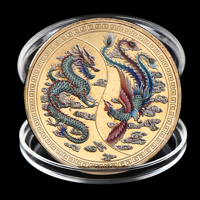 

Prosperity Brought by the Dragon and the Phoenix Commemorative Coin