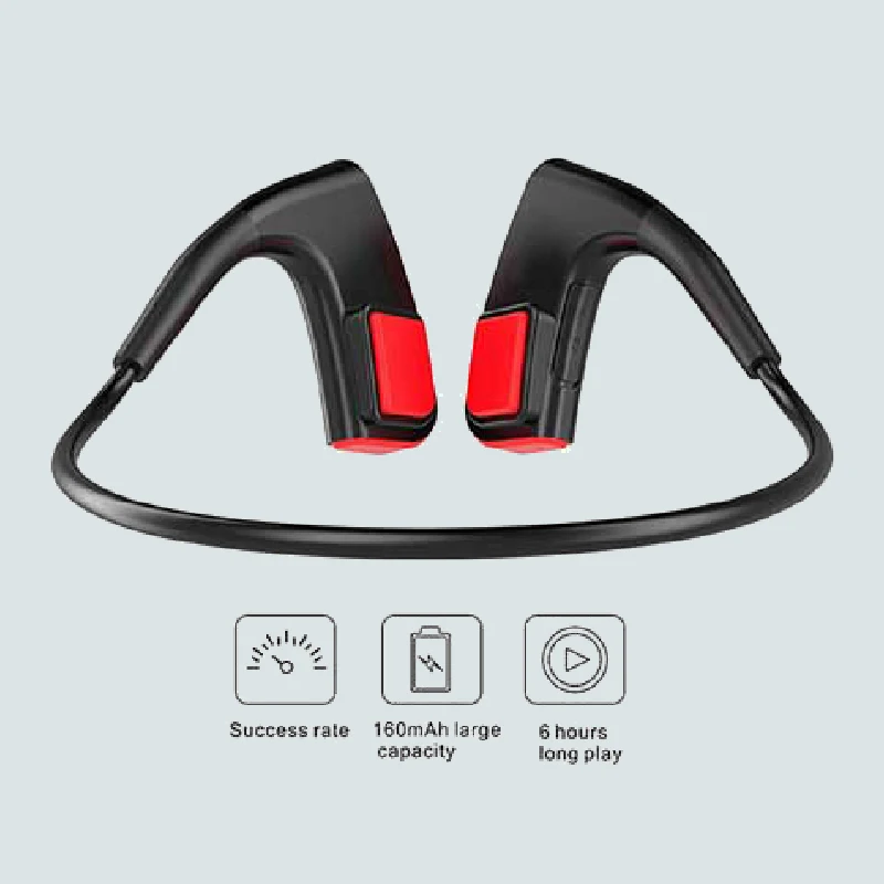 E1 модные наушники с защитой от пота спортивные костной проводимостью HD стерео