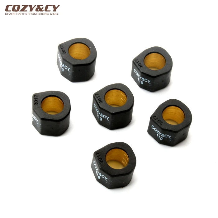 

Набор скоростных роликов для скутера Daelim Otello SG125 F1 S2 S3 NS125, 6 шт., вес 20x17 мм 9 г 11 г 13 г 15 г