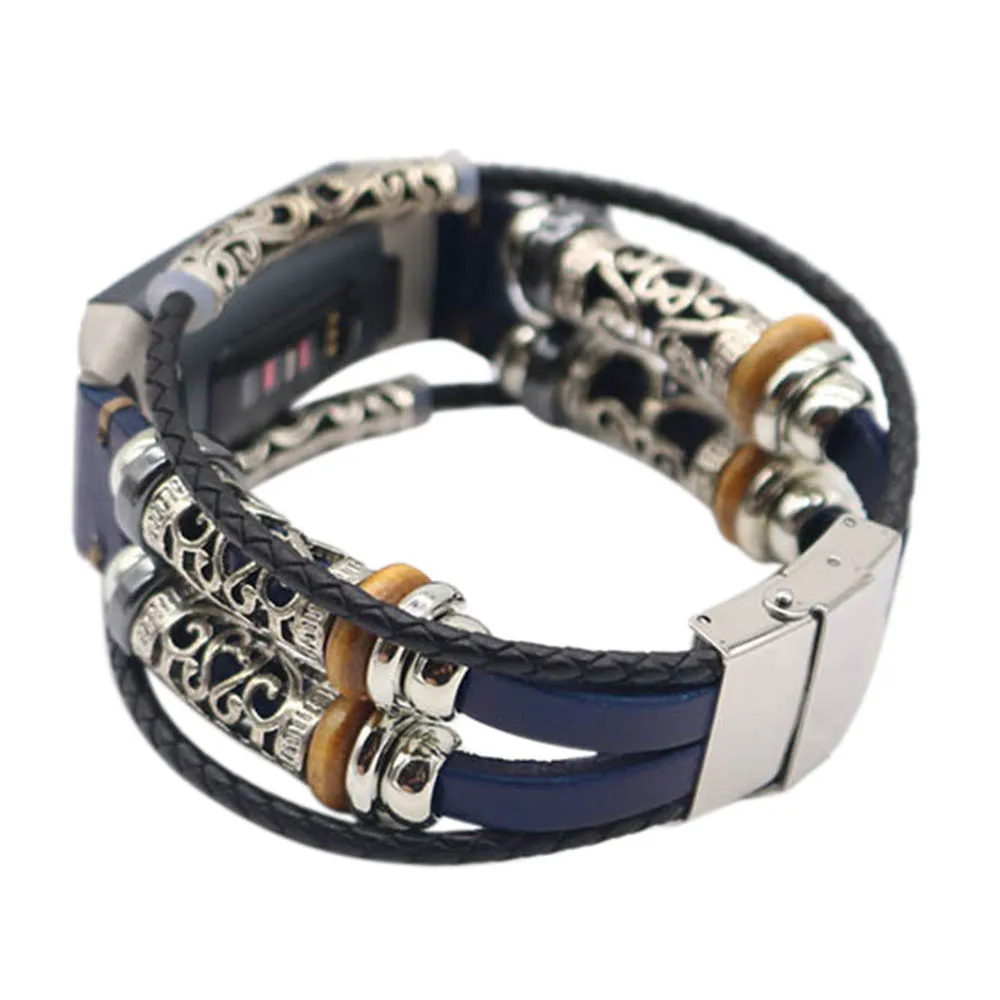 Сменный кожаный ремешок для браслета Fitbit Charge 3 аксессуары смарт часов браслет 2020