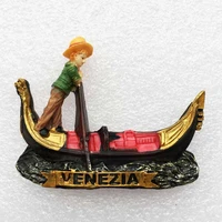 qiqipp italy water city venice venice gondola pointy boat tourist souvenir stereo cruise ship magnetic refrigerator stickers
