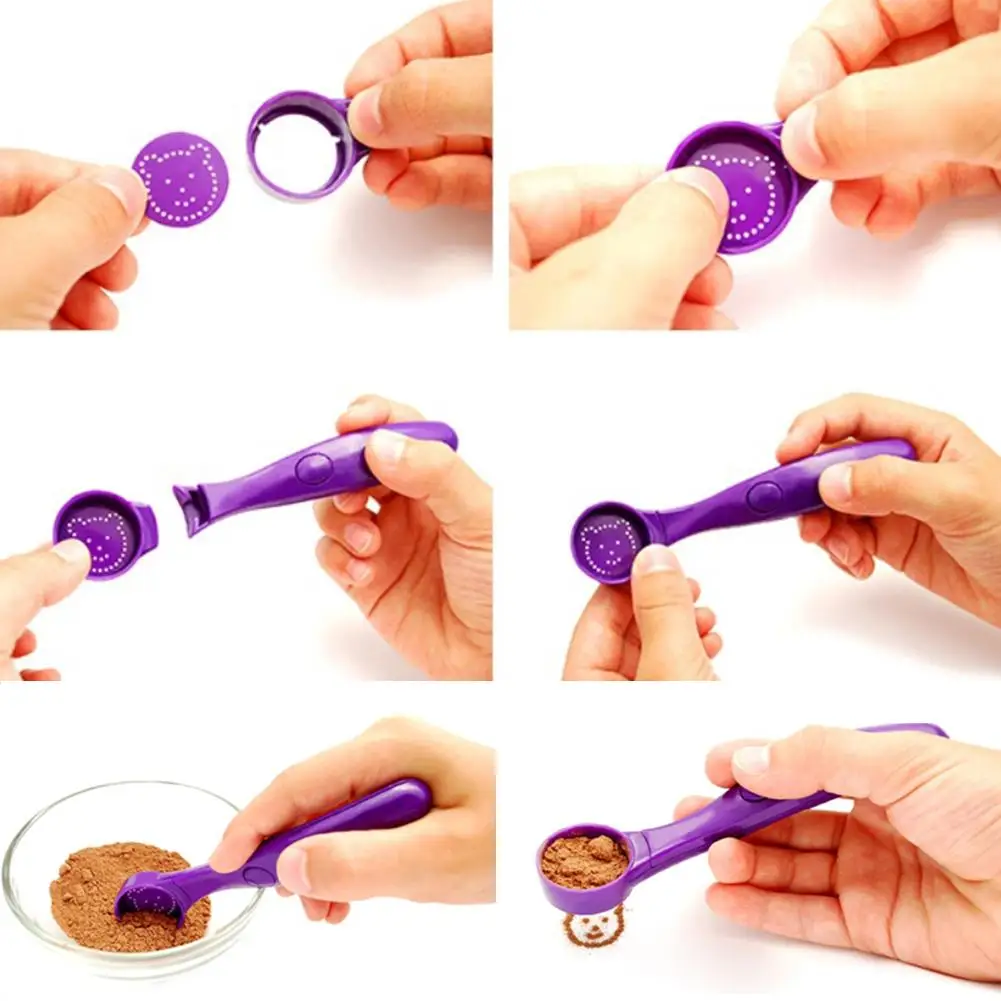 17PCS Cake Spray Pattern Coffee Printing Birthday Sugar Powder Pastry Decoration Snow Template | Дом и сад