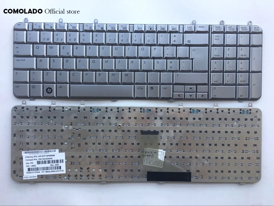 Турецкая Клавиатура для ноутбука HP pavilion DV7 DV7T американский/немецкий язык