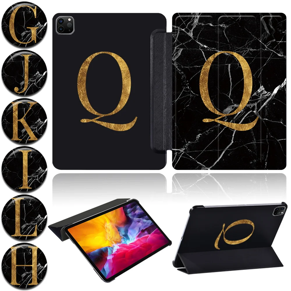 

Tablet Case for IPad Pro 11" 2018/2020/2021 PU Leather Tri-fold Flip Cover for IPad Pro 9.7"/Pro 10.5 Inch Protective Case Funda