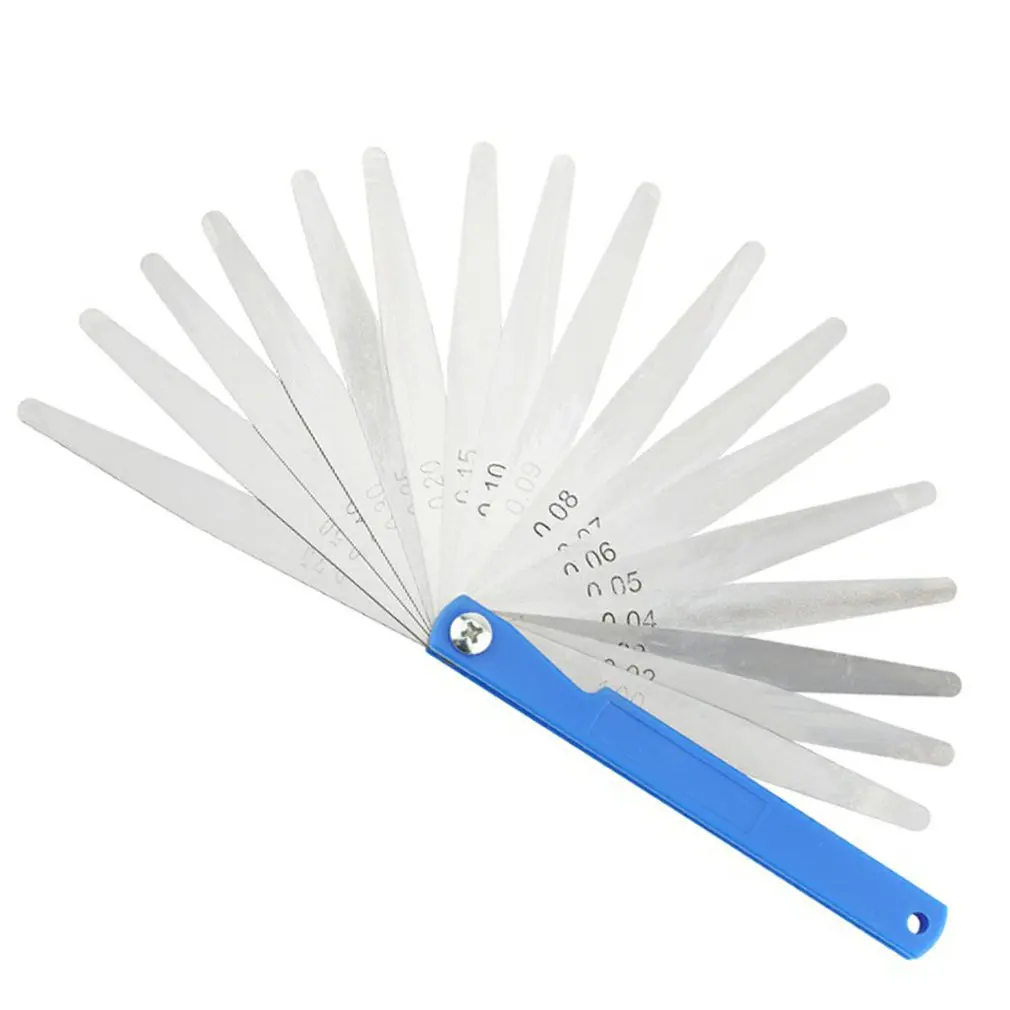 

Feeler Gauge Metric Thickness Gauge Set Blade Gap Filler Tappet Valve Thickness Measurement Layout Tool Gages Metering Hot Sale