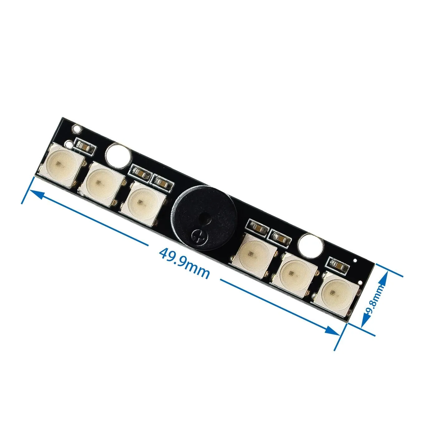WS2812B LED &amp 5V активный зуммер 6 * RGB чипы Светодиодный индикатор для управления