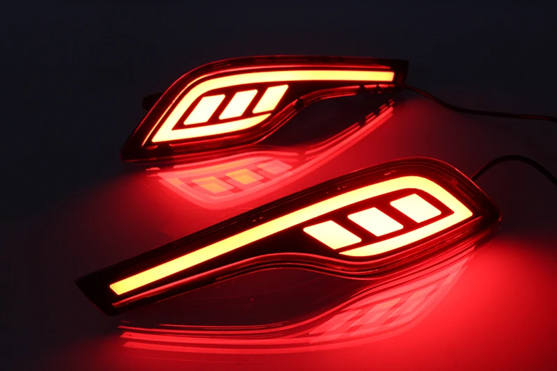 Автомобильный мигающий 2 шт. светодиодный Многофункциональный 12 В Светодиодный