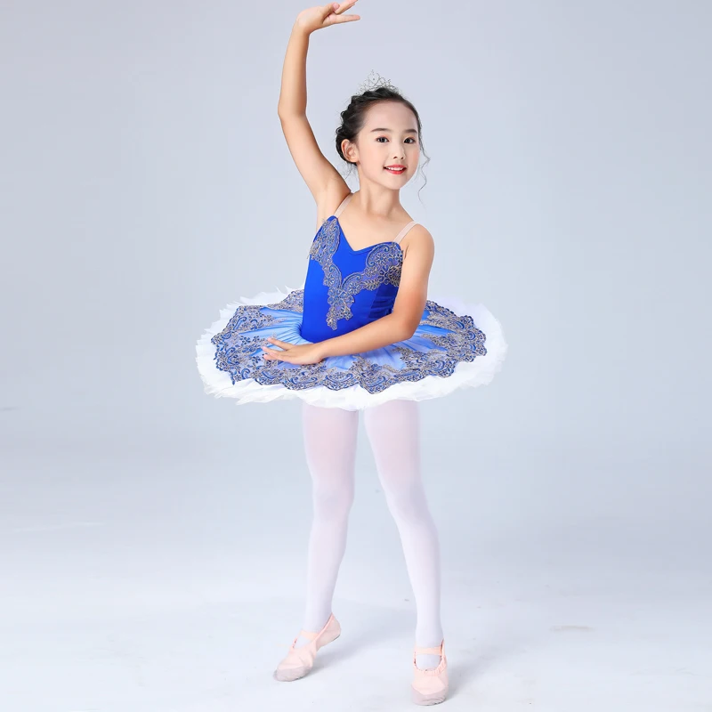 Королевский Синий Профессиональный балерина балетная пачка для детей девочек