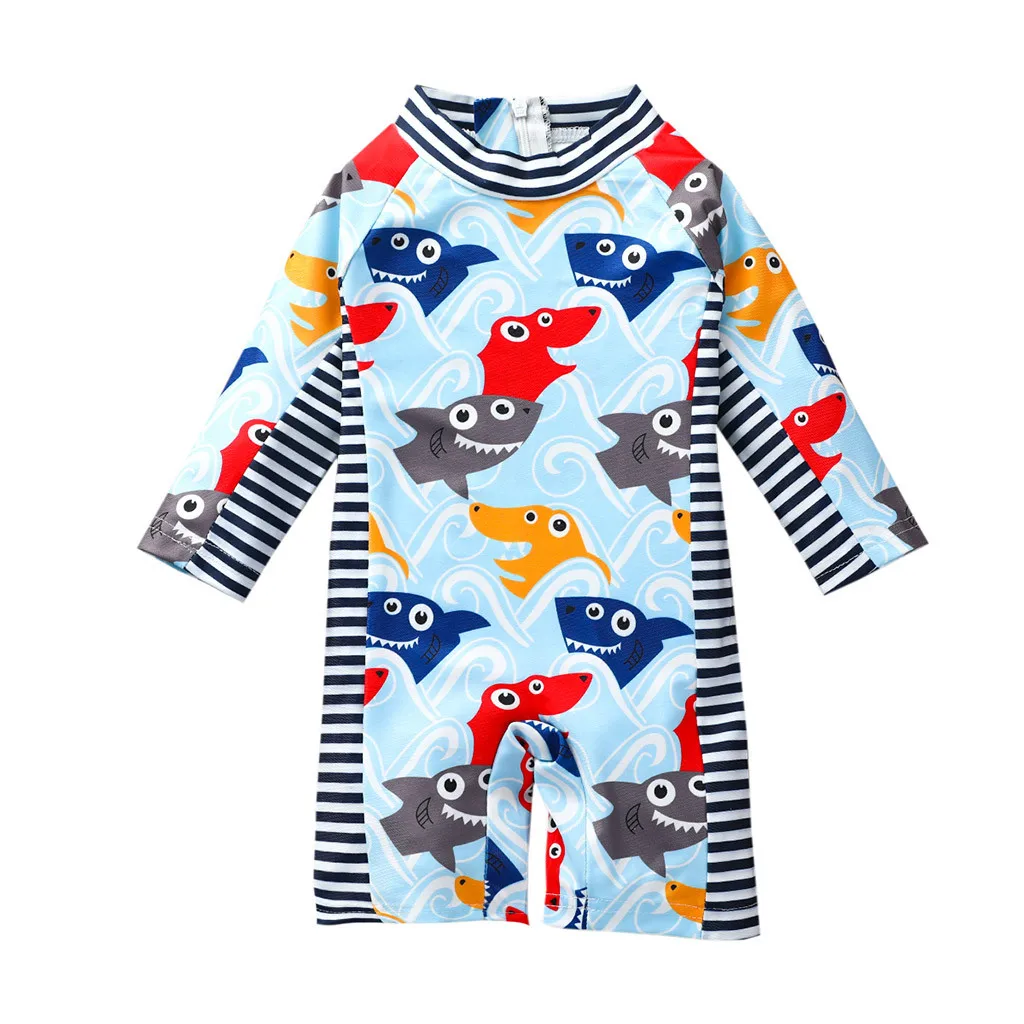 Купальный костюм с рисунком для маленьких мальчиков и девочек купальный милый