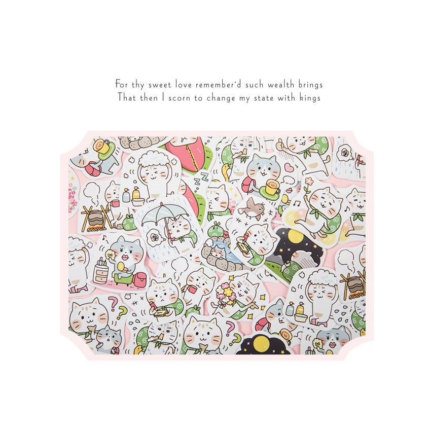 45 шт./упак. мультфильм животных в штучной упаковке наклейки детская молочная