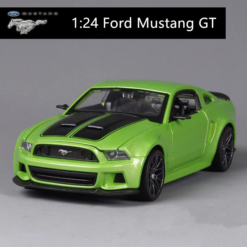 GT Maisto 1:24 2010 Ford Mustang Roadster имитация сплава Модель автомобиля Моделирование Украшение автомобиля коллекция Подарочная игрушка - Цвет: GT