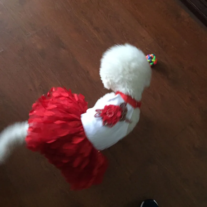 Домашнее собачье свадебное платье щенок Свадебный костюм для маленьких собак