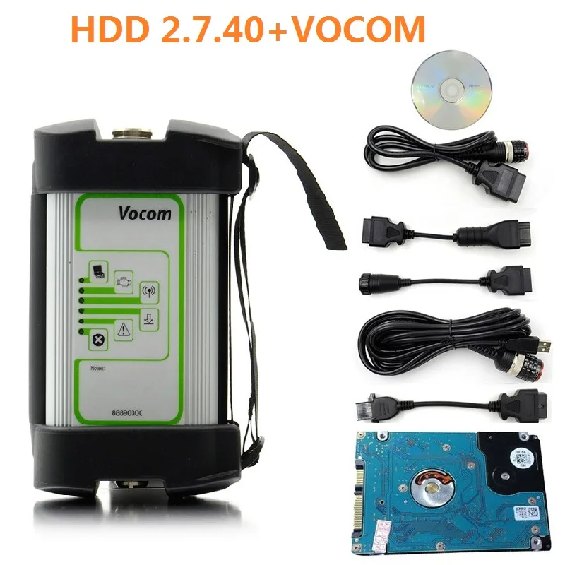 Heavy Duty Truck Tool For V-OLV VOCOM 88890300 V2.7.40 Vocom Scanner Interface UD/Mack/V-olv |