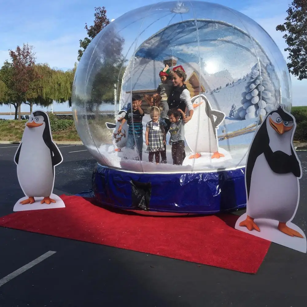 

Inflatable Snow Globe For Christmas Decorations,Bubble Photo Booth Dome Tent