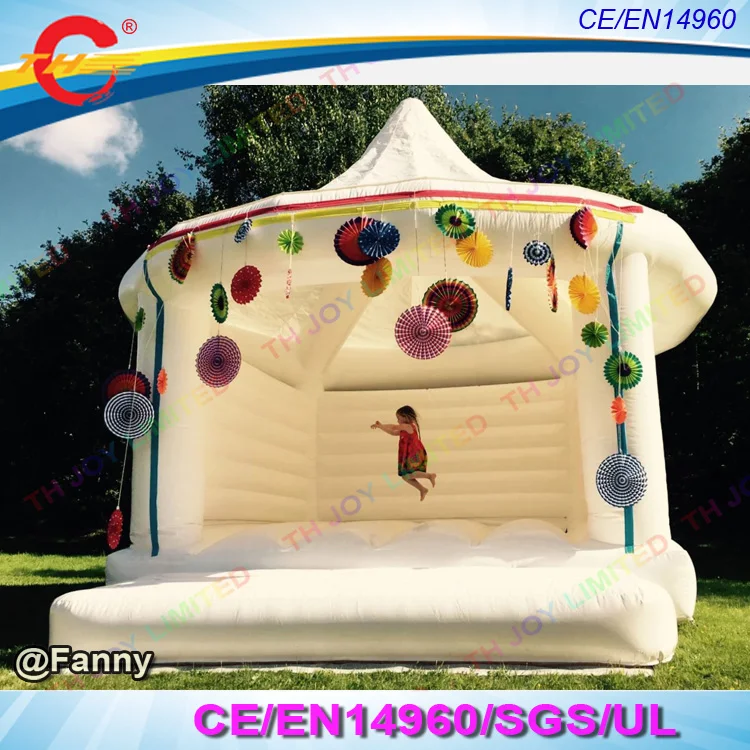 Бесплатная доставка воздуха до двери белый надувной Свадебный джемпер