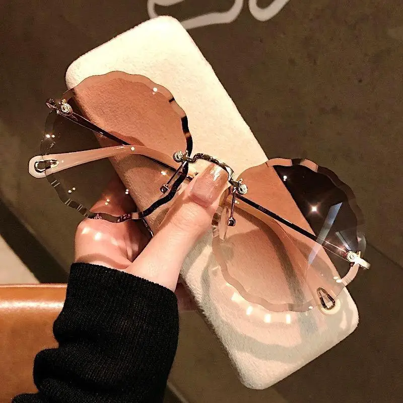 

Солнцезащитные очки «кошачий глаз» для женщин, роскошные брендовые Дизайнерские Модные металлические солнечные очки с защитой UV400