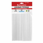 Клеевые стержни Brauberg, диаметр 11 мм, длина 200 мм, комплект 12 шт, европодвес, прозрачный, 670294