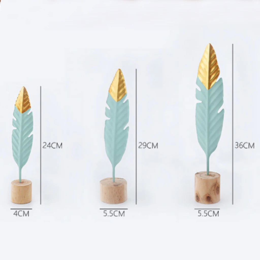 Поделки из железа в скандинавском стиле перьев декор для гостиной украшения