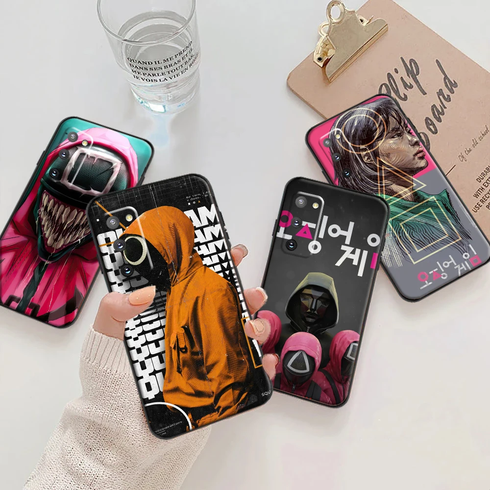 

Squid Game Phone Case For Samsung Galaxy S8 S9 S10 Plus S10 S20 Lite Ultra Soft TPU Cases Smart New Hot Popular Funda Back Cover