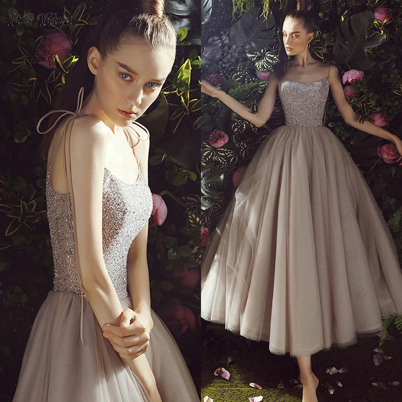 Женское вечернее платье It's Yiiya элегантное ТРАПЕЦИЕВИДНОЕ ПЛАТЬЕ с вырезом