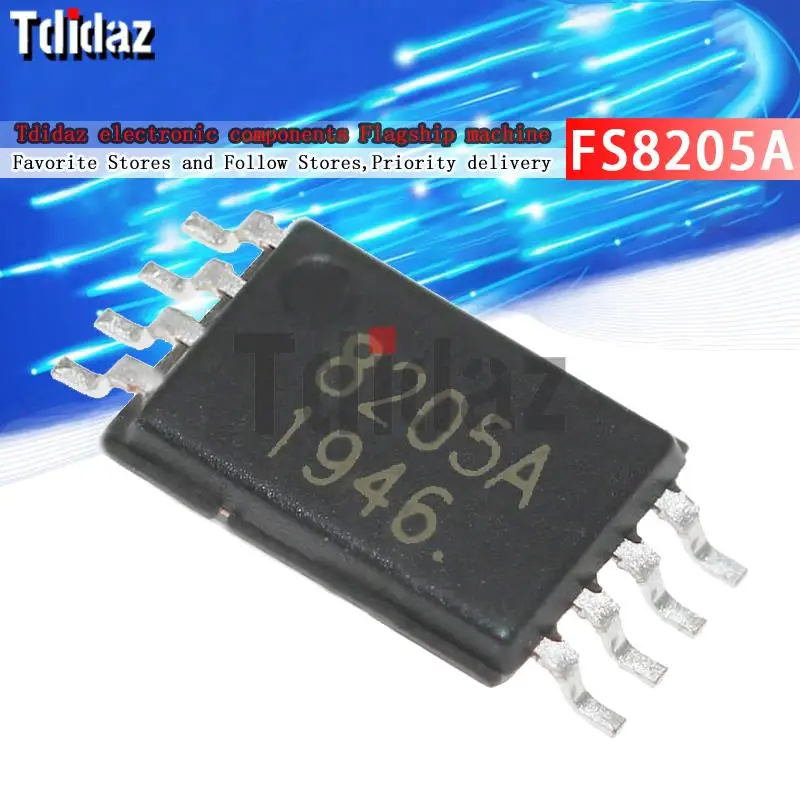 10 шт. 8205A TSSOP8 CEG8205A TSSOP FS8205A STN8205A 8205 Φ SMD новый и оригинальный чипсет IC | Электронные