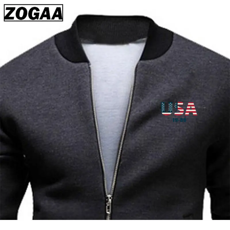 3D принт в виде американского флага мужские куртки весенние мужской кардиган