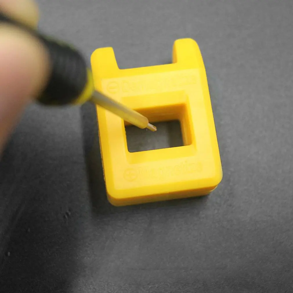 Портативная головка отвертки 2 в 1 инструмент для размагничивания ручная