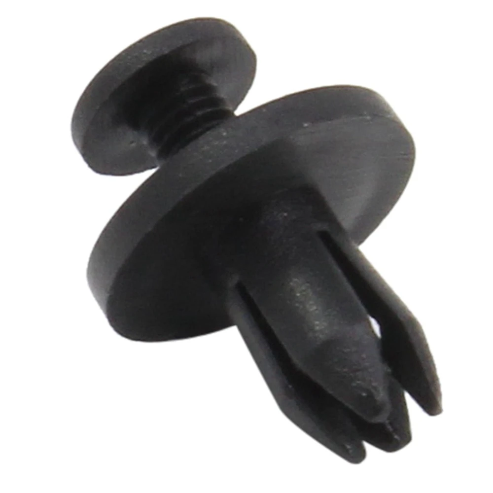 Черные универсальные автомобильные заклепки бампера Fender с отверстием 6 мм черные