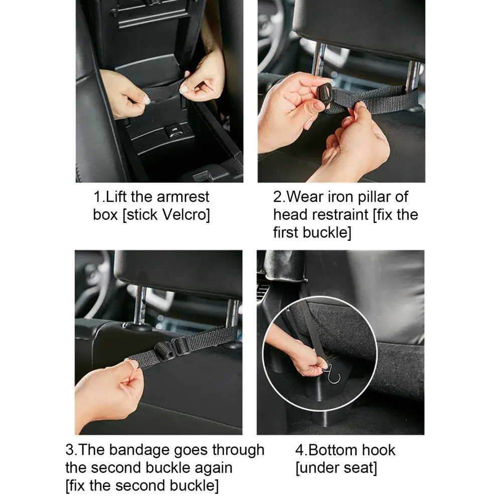 

Multifunction Faux Leather Car Between Seat Hanging Storage Bag Auto Accessory Automobiles Stowing Tidying