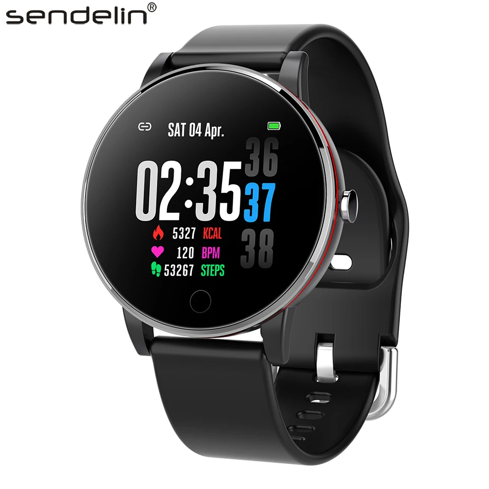 Спортивные часы фитнес трекер IP68 Водонепроницаемые Смарт пульсометр