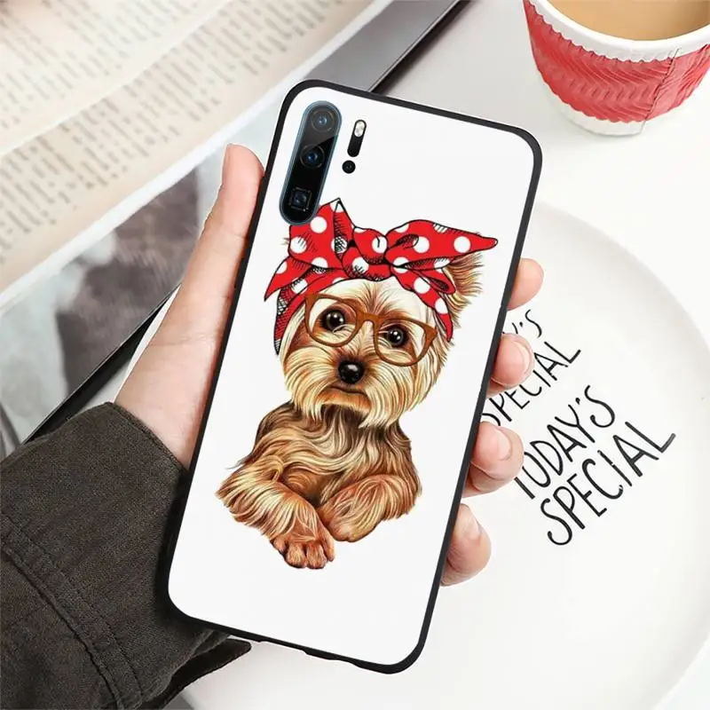 

yorkshire terrier dog Phone Case For Huawei P40 P20 P30 lite Pro P Smart 2019 Mate 40 20 10 Lite Pro Nova 5t