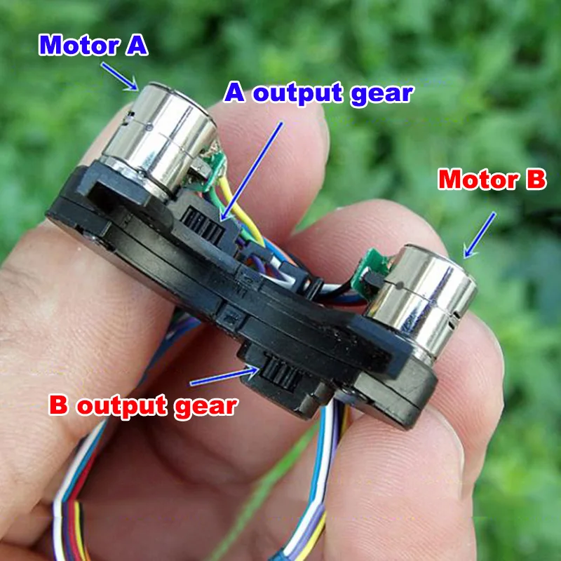 Карта Micro 8 мм 2-фазный шаговый двигатель 4-проводной шаговый двигатель турбо редуктор мотора DIY камера часть