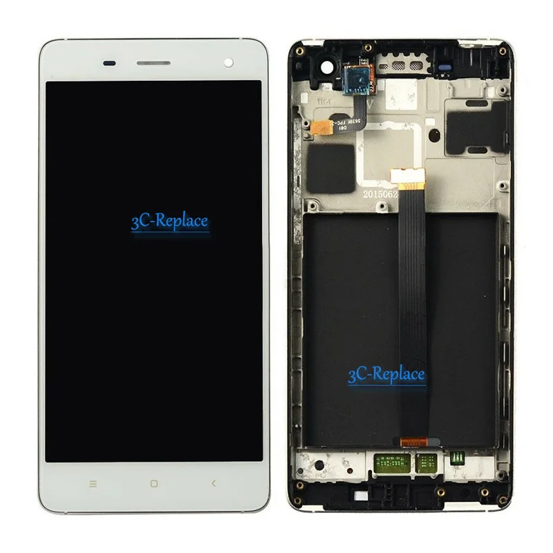 Черный/белый 5 0 дюймов для Xiaomi mi 4 m4 mi4 ЖК дисплей с сенсорным экраном дигитайзер в
