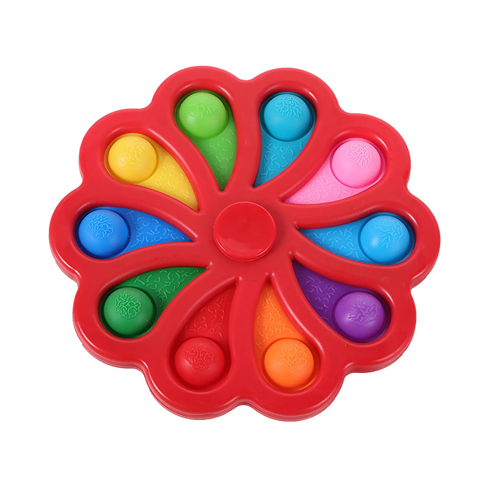 Fidget Spinner Flyorb Fidget juguete divertido pap&aacute; Fidget estr&eacute;s simple Spinner corriendo animaci&oacute;n Fidget Spiner Для Мужчин Силикон-3